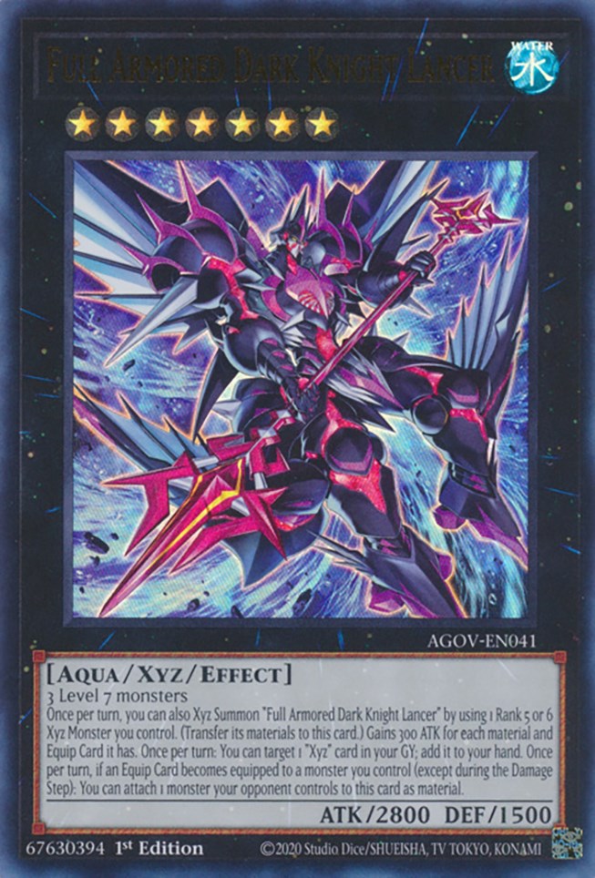Full Armored Dark Knight Lancer [AGOV-EN041] Ultra Rare | Gaming Infinity