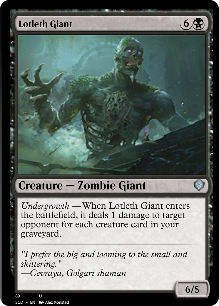 Lotleth Giant [Starter Commander Decks] | Gaming Infinity