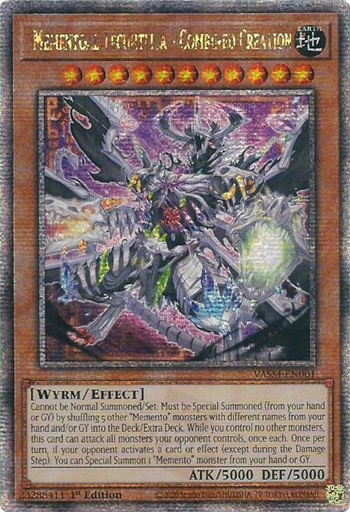 Mementoal Tecuhtlica - Combined Creation (Quarter Century Secret Rare) [VASM-EN001] Quarter Century Secret Rare | Gaming Infinity