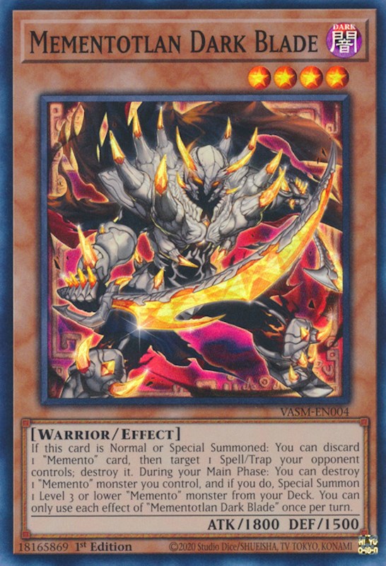 Mementotlan Dark Blade [VASM-EN004] Super Rare | Gaming Infinity