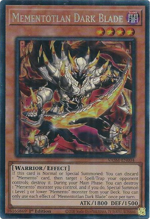 Mementotlan Dark Blade (CR) [VASM-EN004] Collector's Rare | Gaming Infinity