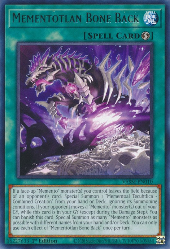 Mementotlan Bone Back [VASM-EN010] Rare | Gaming Infinity