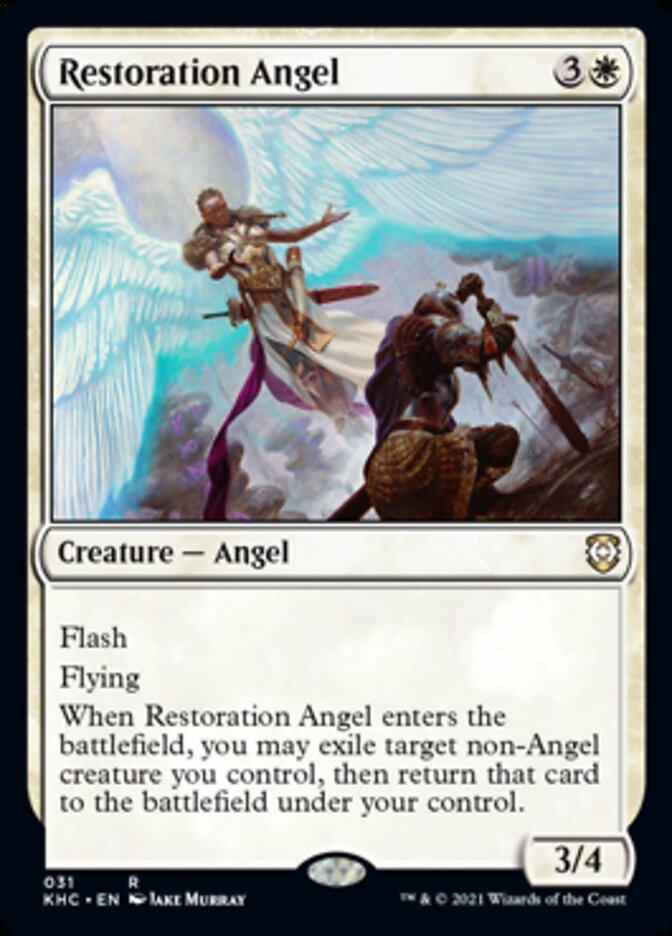 Restoration Angel [Kaldheim Commander] | Gaming Infinity