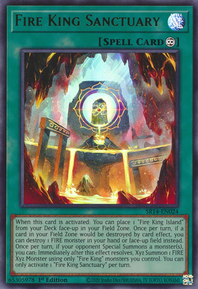 Fire King Sanctuary [SR14-EN024] Ultra Rare | Gaming Infinity