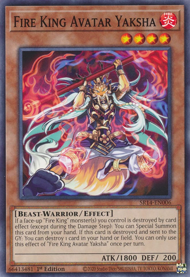 Fire King Avatar Yaksha [SR14-EN006] Common | Gaming Infinity