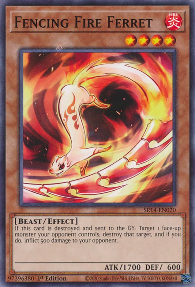 Fencing Fire Ferret [SR14-EN020] Common | Gaming Infinity