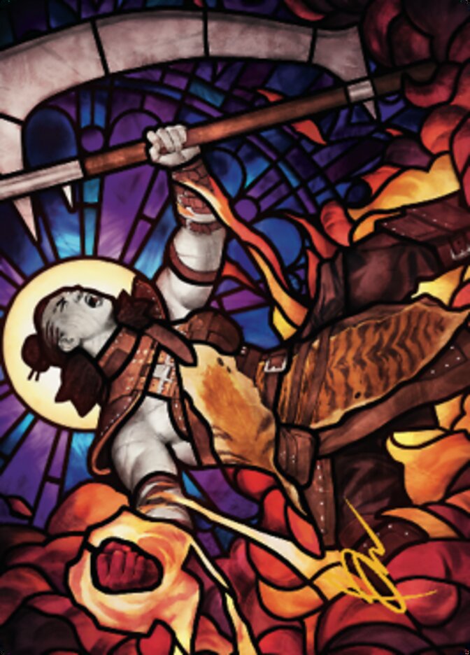 Garna, Bloodfist of Keld Art Card (Gold-Stamped Signature) [Dominaria United Art Series] | Gaming Infinity