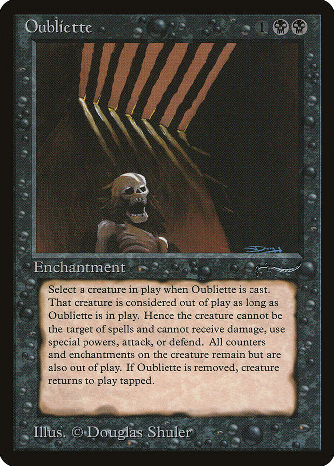 Oubliette (Dark Mana Cost) [Arabian Nights] | Gaming Infinity