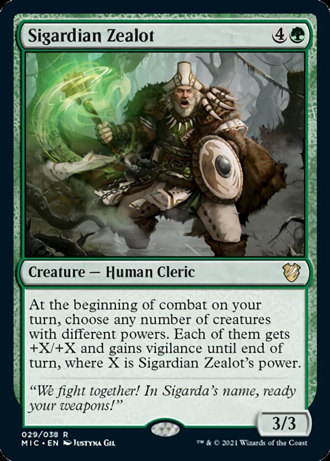 Sigardian Zealot [Innistrad: Midnight Hunt Commander] | Gaming Infinity