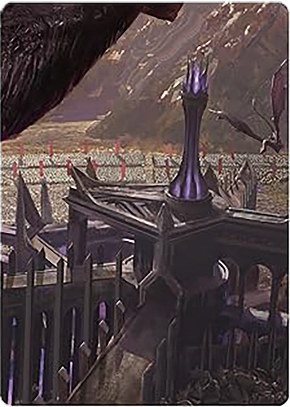 Minas Morgul, Dark Fortress Art Card [The Lord of the Rings: Tales of Middle-earth Art Series] | Gaming Infinity