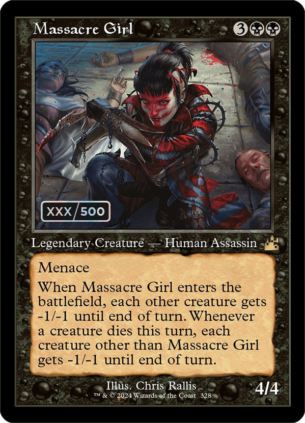 Massacre Girl (Retro) (Serialized) [Ravnica Remastered] | Gaming Infinity