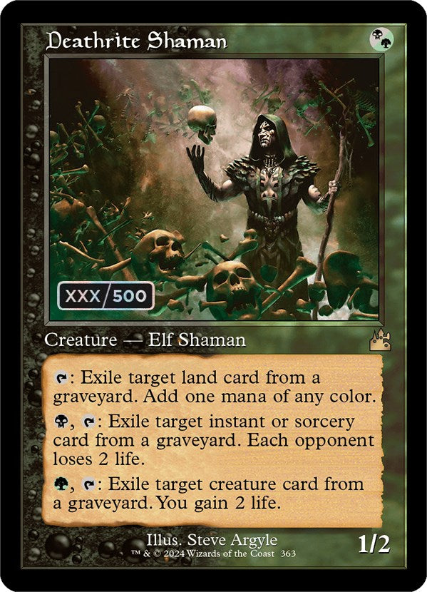 Deathrite Shaman (Retro) (Serialized) [Ravnica Remastered] | Gaming Infinity