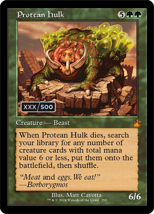 Protean Hulk (Retro) (Serialized) [Ravnica Remastered] | Gaming Infinity