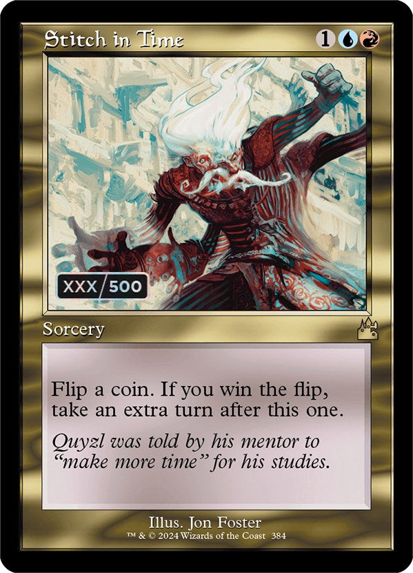 Stitch in Time (Retro) (Serialized) [Ravnica Remastered] | Gaming Infinity