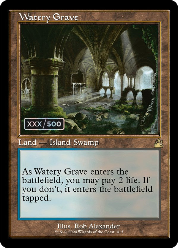 Watery Grave (Retro) (Serialized) [Ravnica Remastered] | Gaming Infinity