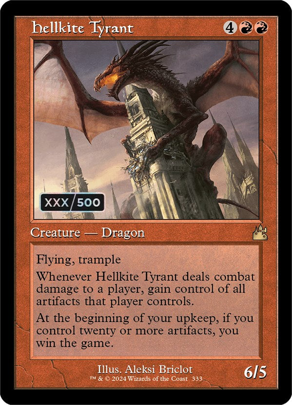 Hellkite Tyrant (Retro) (Serialized) [Ravnica Remastered] | Gaming Infinity