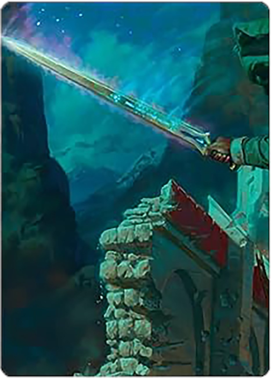 Anduril, Narsil Reforged Art Card [The Lord of the Rings: Tales of Middle-earth Art Series] | Gaming Infinity