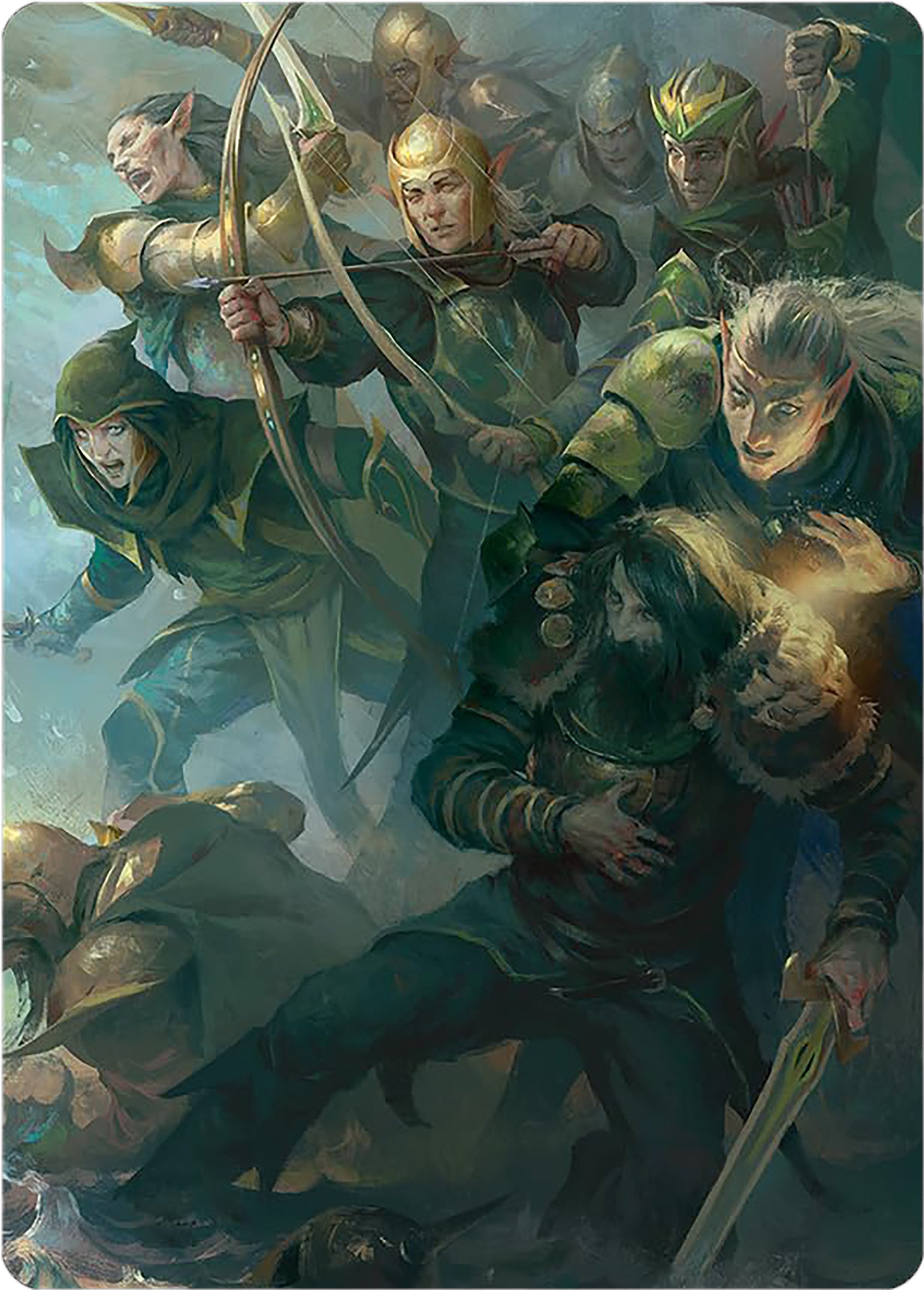 Galadhrim Brigade Art Card [The Lord of the Rings: Tales of Middle-earth Art Series] | Gaming Infinity