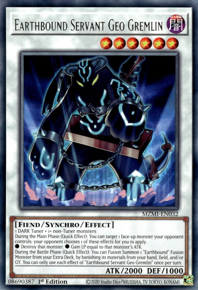 Earthbound Servant Geo Gremlin [MZMI-EN032] Rare | Gaming Infinity
