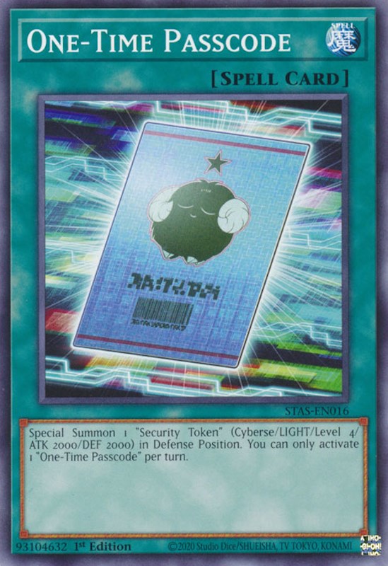 One-Time Passcode [STAS-EN016] Common | Gaming Infinity