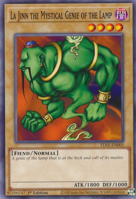 La Jinn the Mystical Genie of the Lamp [STAX-EN003] Common | Gaming Infinity