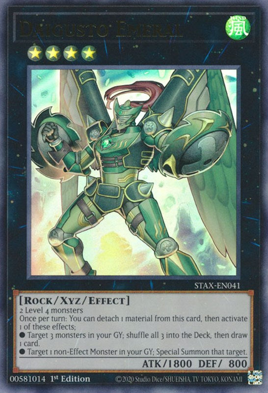 Daigusto Emeral [STAX-EN041] Ultra Rare | Gaming Infinity