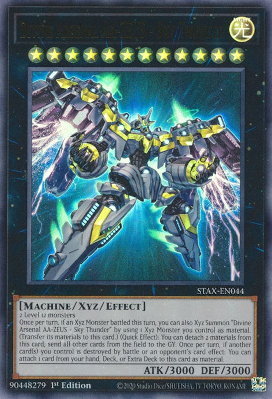 Divine Arsenal AA-ZEUS - Sky Thunder [STAX-EN044] Ultra Rare | Gaming Infinity