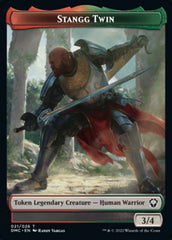 Soldier // Stangg Twin Double-sided Token [Dominaria United Tokens] | Gaming Infinity