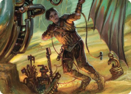 Mishra, Excavation Prodigy Art Card [The Brothers' War Art Series] | Gaming Infinity