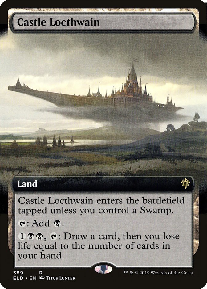 Castle Locthwain (Extended Art) [Throne of Eldraine] | Gaming Infinity