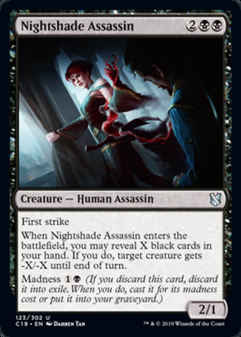 Nightshade Assassin [Commander 2019] | Gaming Infinity