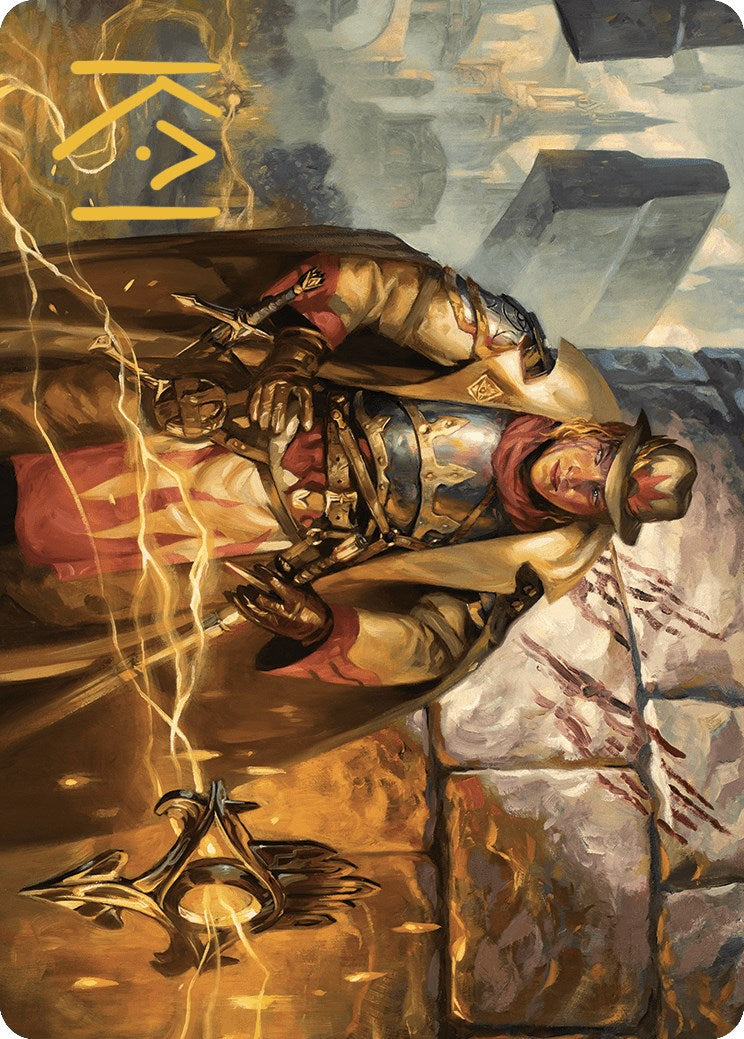Tenth District Hero Art Card (Gold-Stamped Signature) [Murders at Karlov Manor Art Series] | Gaming Infinity