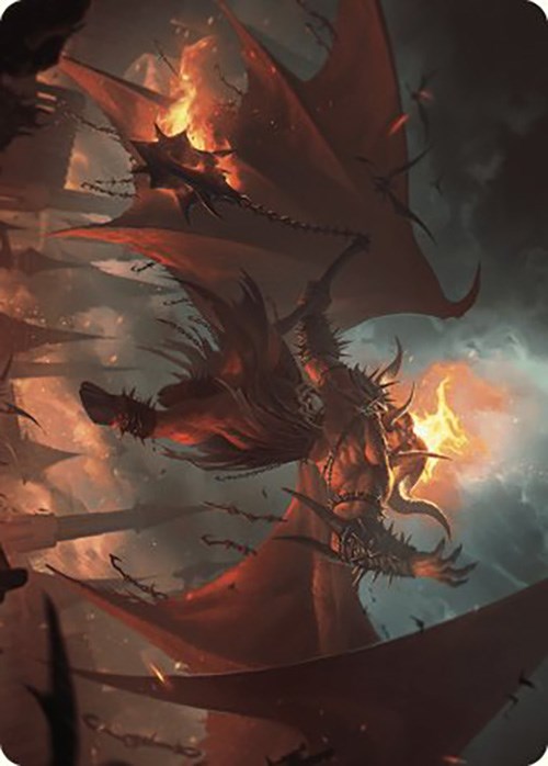 Rakdos, Patron of Chaos Art Card (22/49) [Murders at Karlov Manor Art Series] | Gaming Infinity