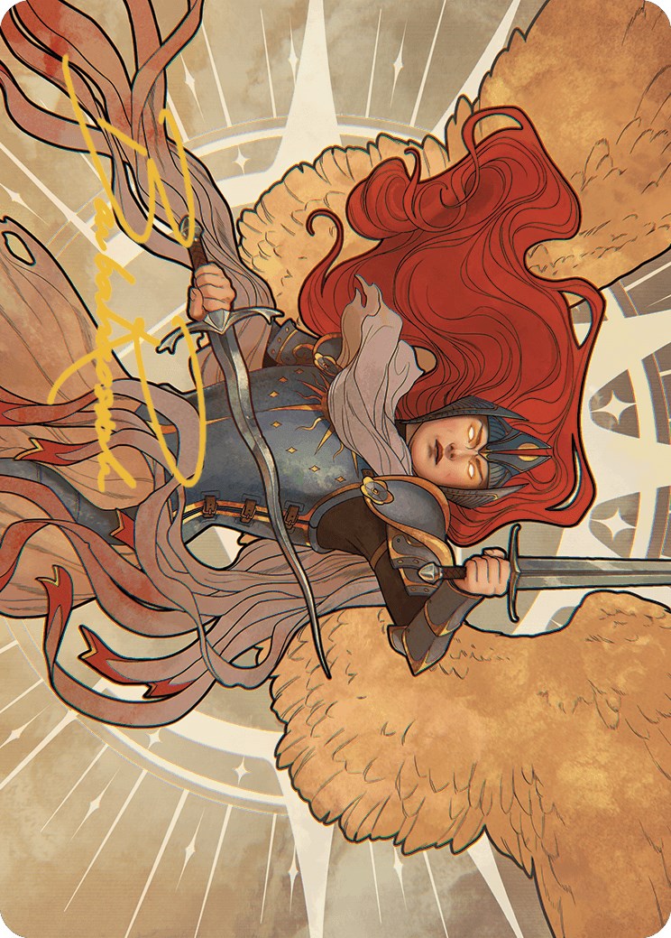 Aurelia, the Law Above Art Card (36/49) (Gold-Stamped Signature) [Murders at Karlov Manor Art Series] | Gaming Infinity