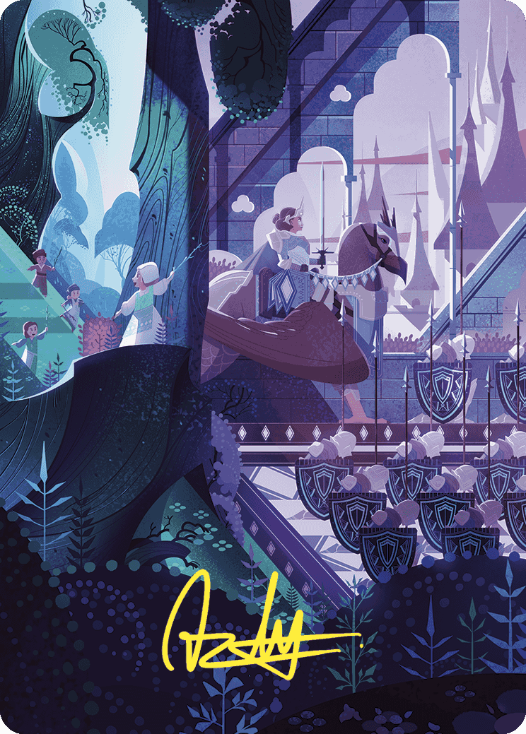 As Foretold Art Card (Gold-Stamped Signature) [Wilds of Eldraine Art Series] | Gaming Infinity