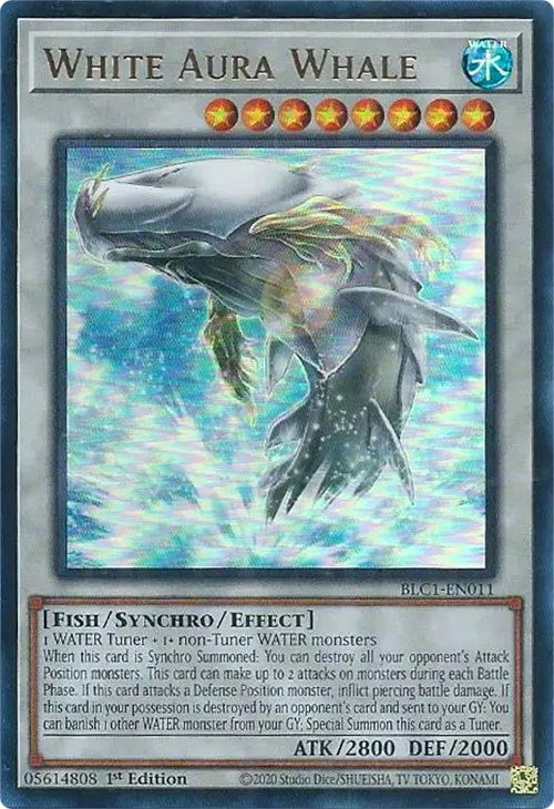 White Aura Whale [BLC1-EN011] Ultra Rare | Gaming Infinity