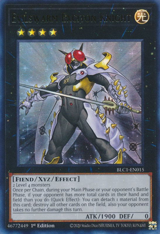 Evilswarm Exciton Knight [BLC1-EN015] Ultra Rare | Gaming Infinity