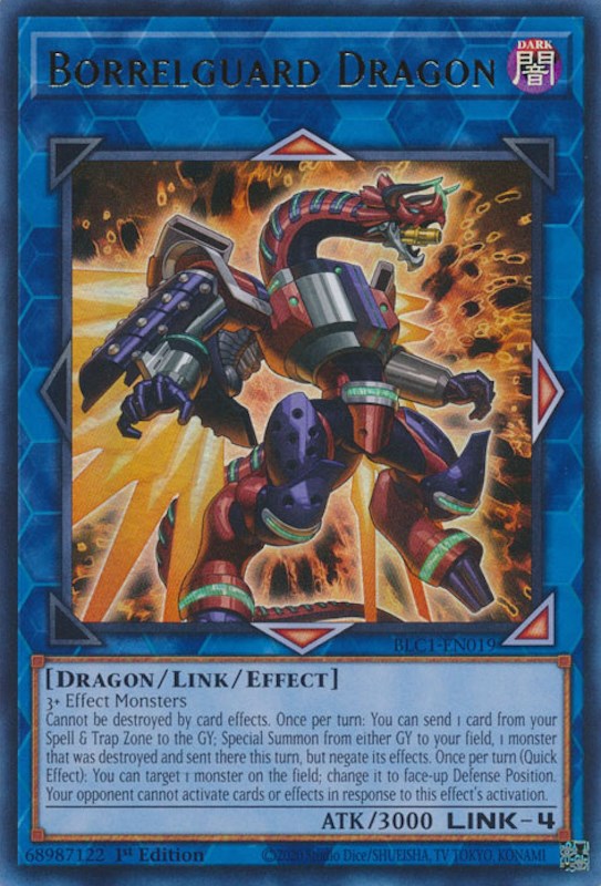 Borrelguard Dragon [BLC1-EN019] Ultra Rare | Gaming Infinity