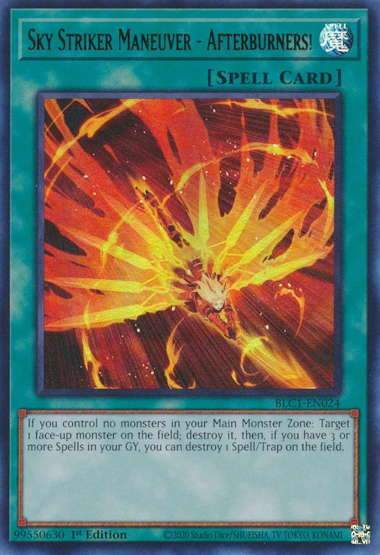 Sky Striker Maneuver - Afterburners! [BLC1-EN024] Ultra Rare | Gaming Infinity