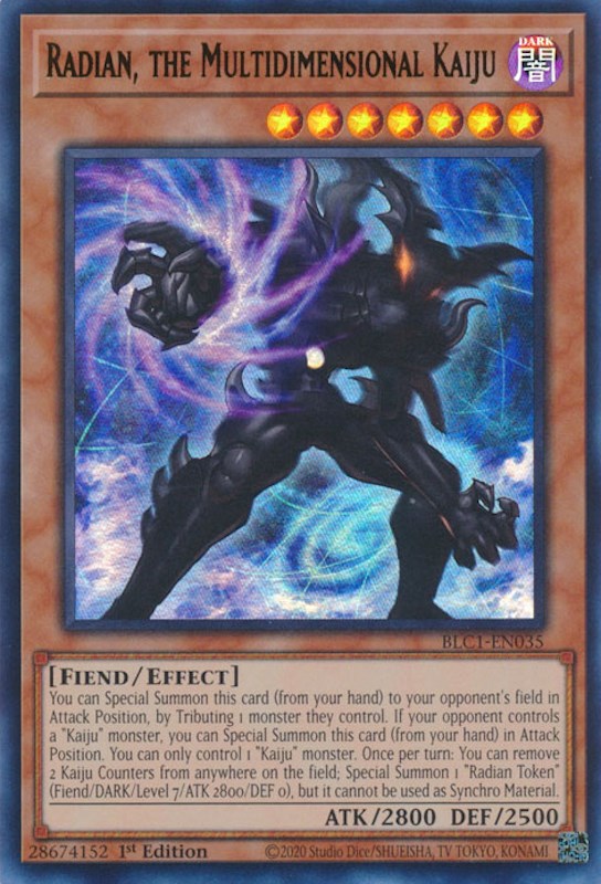 Radian, the Multidimensional Kaiju [BLC1-EN035] Ultra Rare | Gaming Infinity