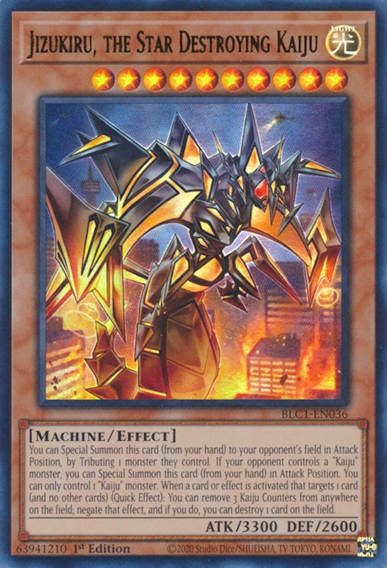 Jizukiru, the Star Destroying Kaiju [BLC1-EN036] Ultra Rare | Gaming Infinity