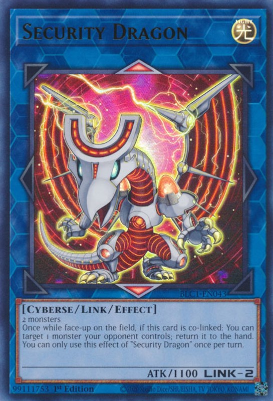 Security Dragon [BLC1-EN043] Ultra Rare | Gaming Infinity