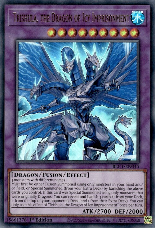 Trishula, the Dragon of Icy Imprisonment [BLC1-EN045] Ultra Rare | Gaming Infinity