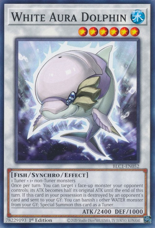 White Aura Dolphin [BLC1-EN052] Common | Gaming Infinity