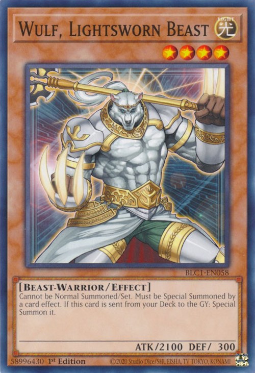 Wulf, Lightsworn Beast [BLC1-EN058] Common | Gaming Infinity