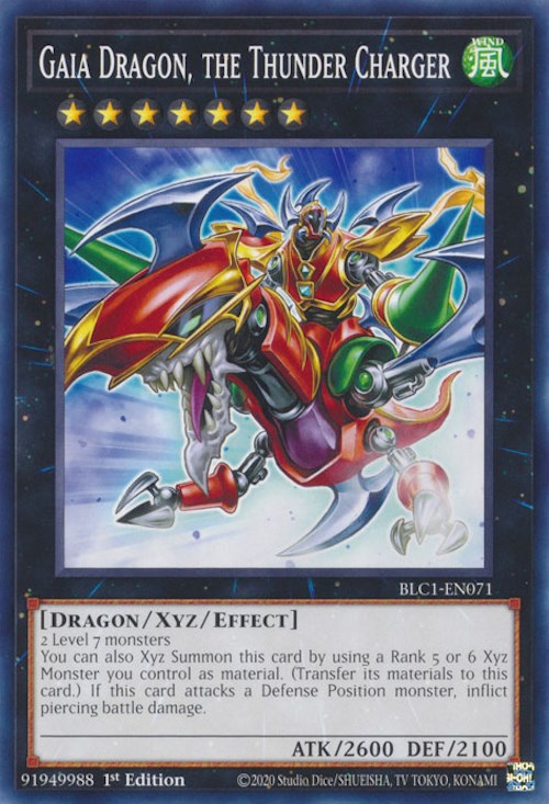 Gaia Dragon, the Thunder Charger [BLC1-EN071] Common | Gaming Infinity