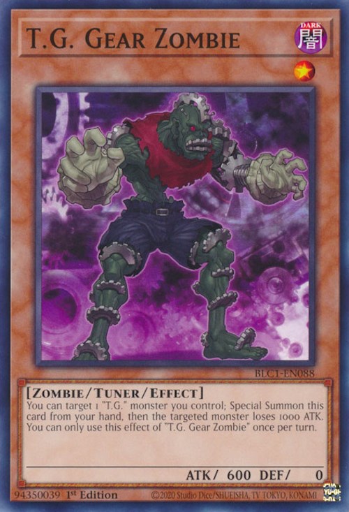 T.G. Gear Zombie [BLC1-EN088] Common | Gaming Infinity