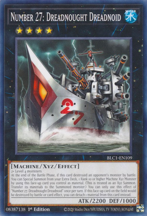 Number 27: Dreadnought Dreadnoid [BLC1-EN109] Common | Gaming Infinity