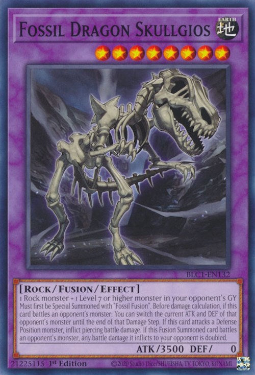 Fossil Dragon Skullgios [BLC1-EN132] Common | Gaming Infinity