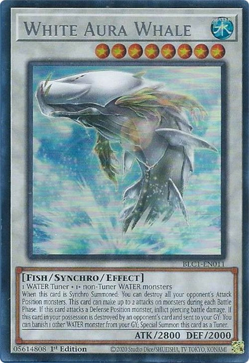 White Aura Whale (Silver) [BLC1-EN011] Ultra Rare | Gaming Infinity